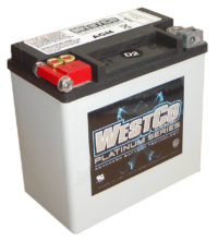 Westco AGM gyárilag zárt motorakku